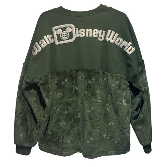 Disney Green Sweatshirt with Embroidered Logo - Picture 2 of 4